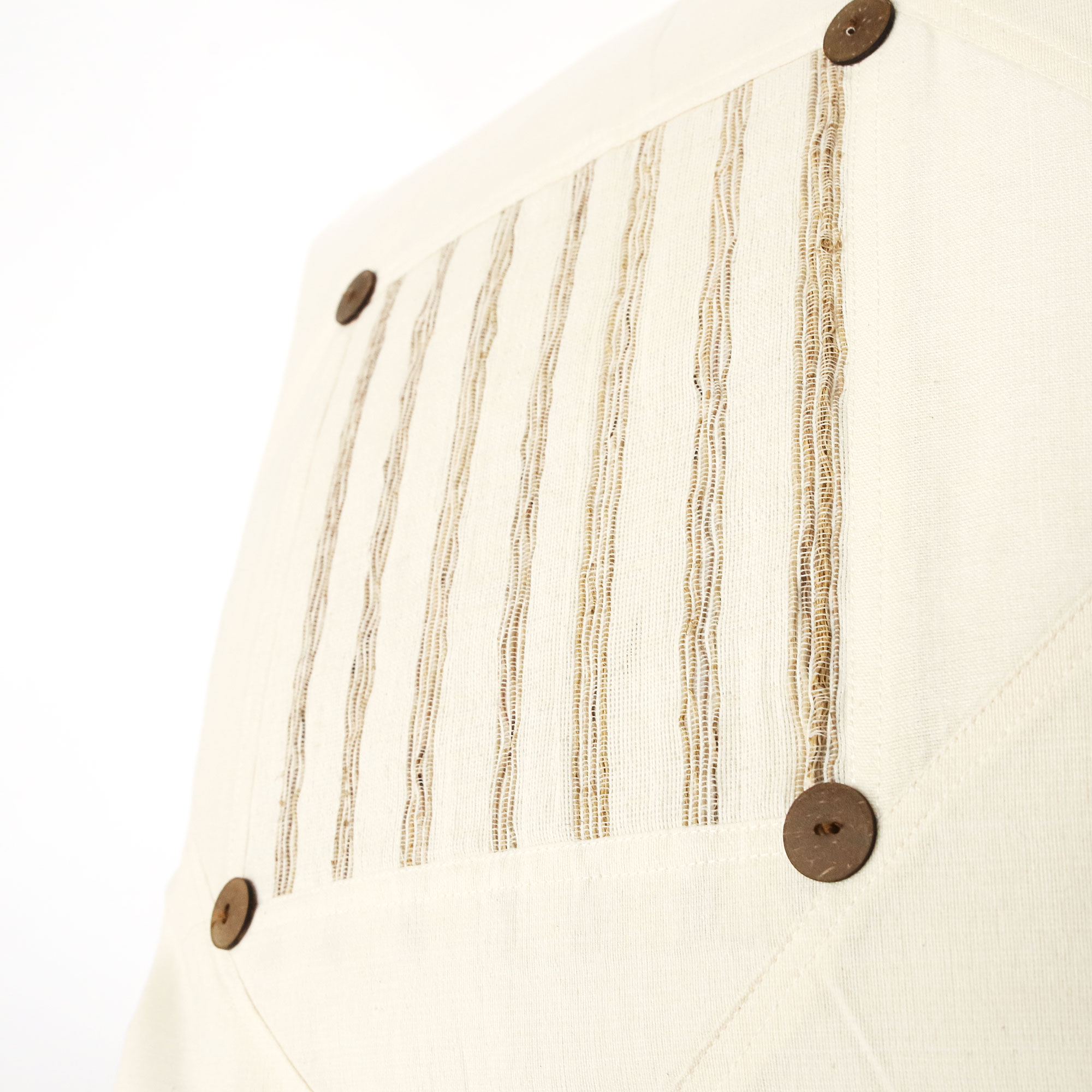 Kissenhülle, naturweiß, beige, L 50 cm, B 50 cm von fischer's lagerhaus