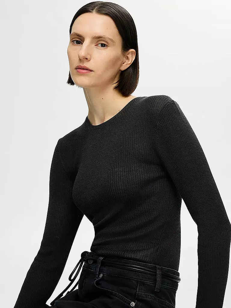 SELECTED FEMME Pullover  SLFNAJA schwarz