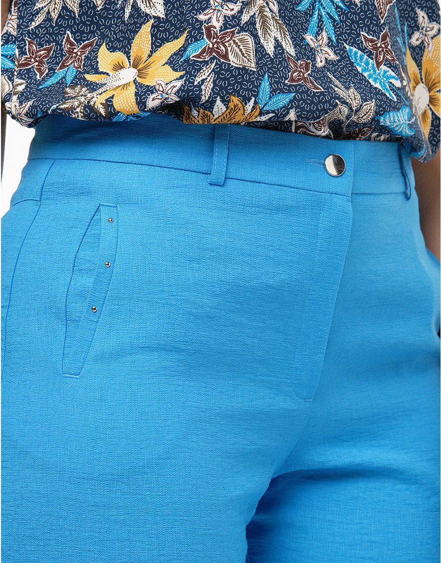 Pantacourt bleu azur