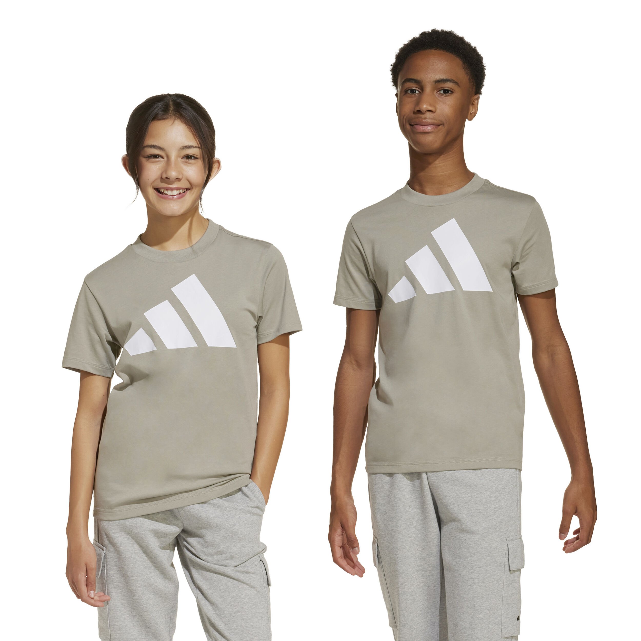 adidas Essentials T-shirt Enfants - Beige , Blanc