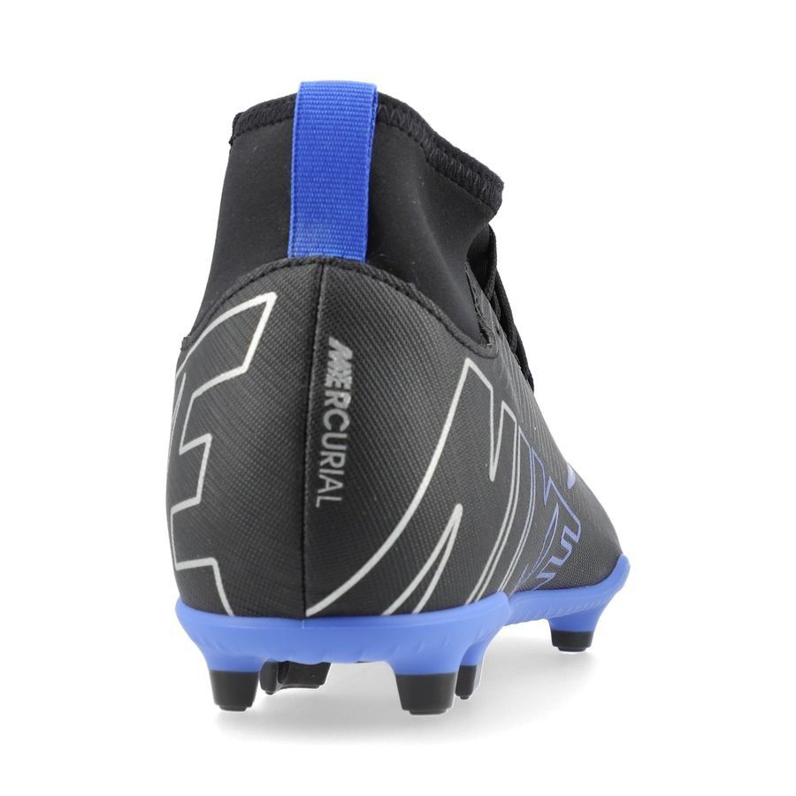 Nike Mercurial Superfly 9 Club MG Shadow - Noir/Chrome/Bleu Enfant