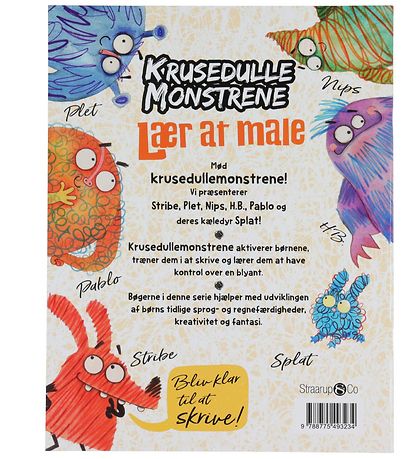 Straarup & Co Bog - Krusedulle Monstrene - L?r at Male - Dansk