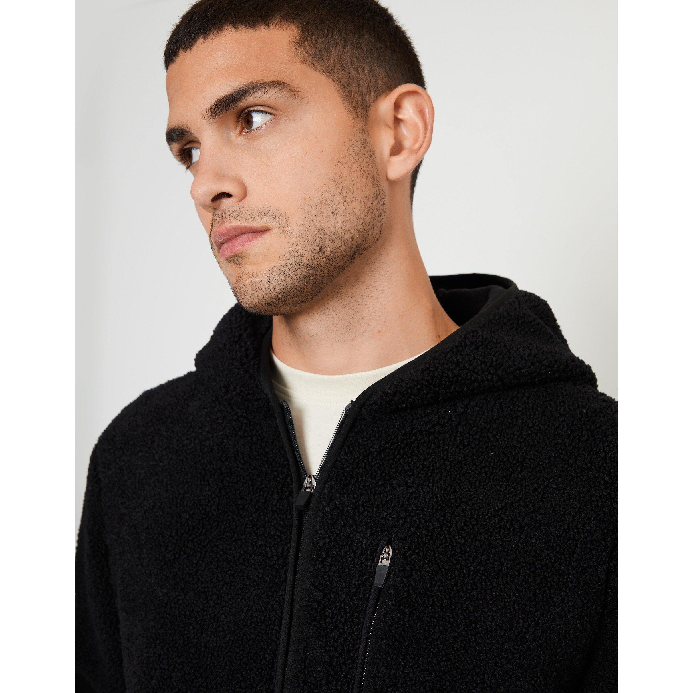 Threadbare Through Borg Hoodie Mens