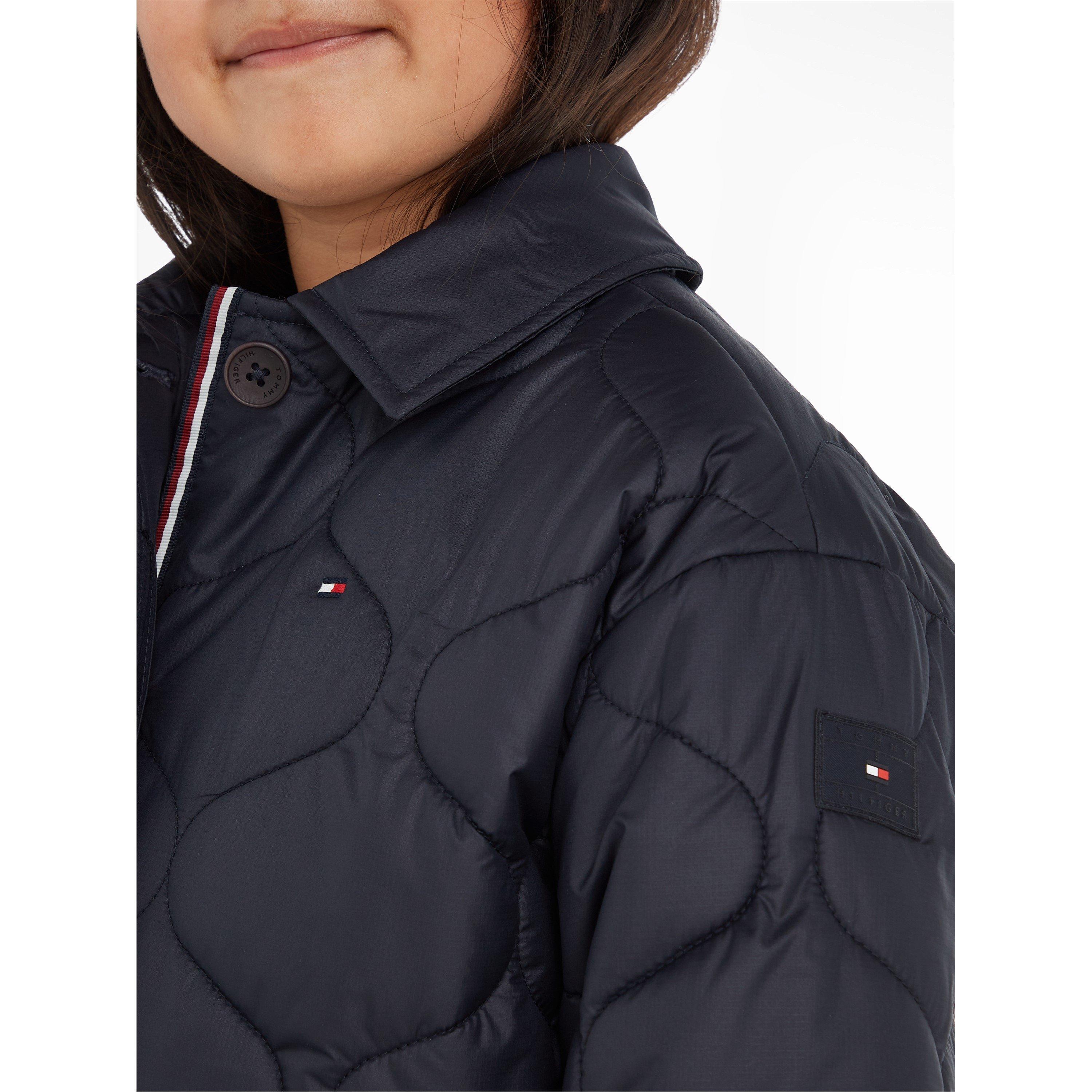 Tommy Hilfiger Quilted Long Trench Coat Junior