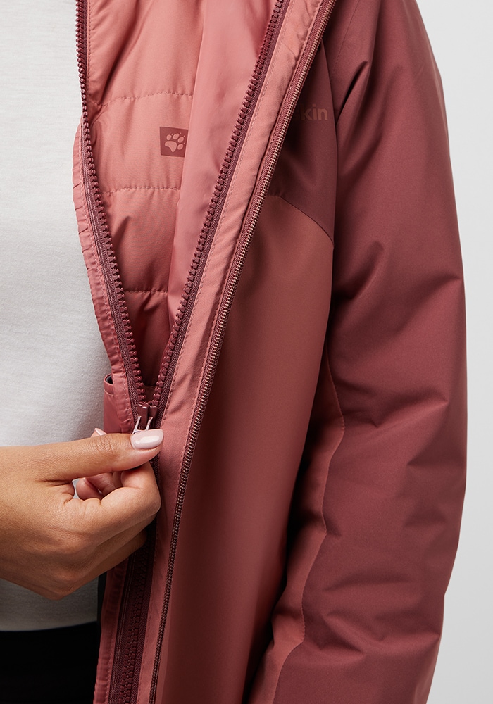 Jack Wolfskin 3-in-1-Funktionsjacke »HUNBERG 3IN1 JKT W« mit Kapuze