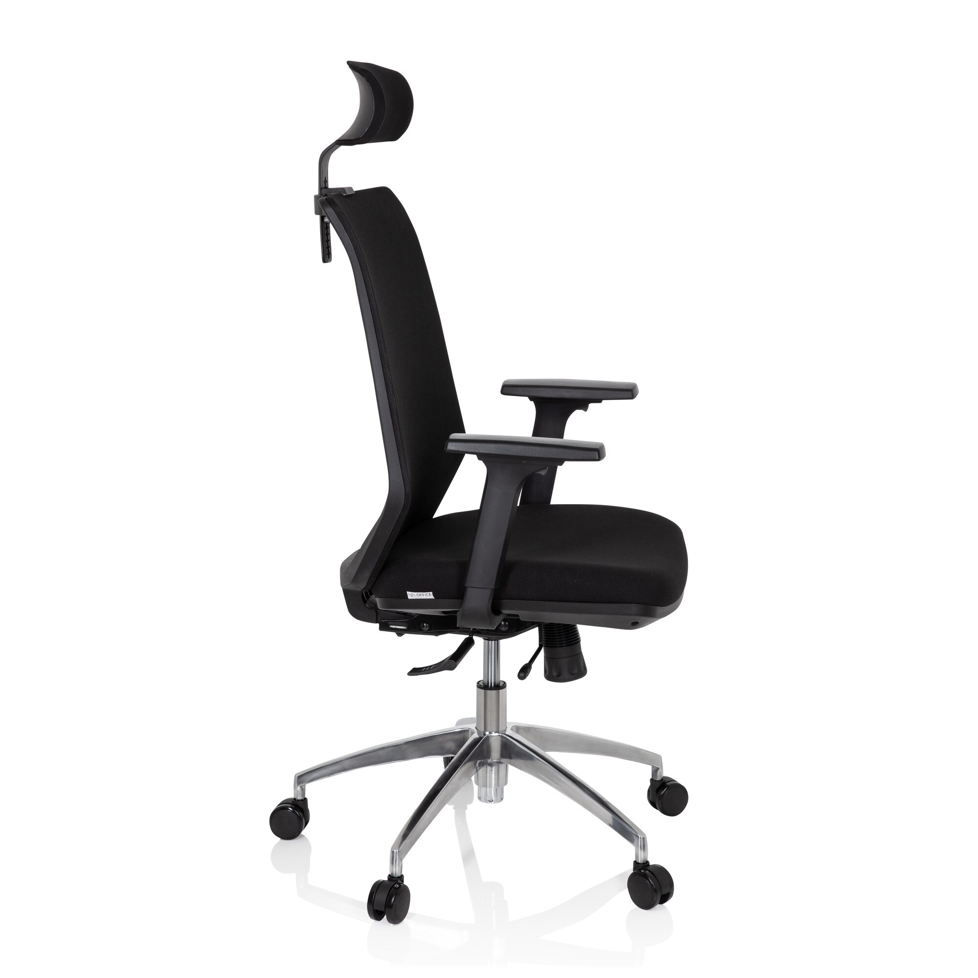 Profi Bürostuhl PROFONDO PRO Stoff/Netzstoff mit Armlehnen (höhenverstellbar) hjh OFFICE