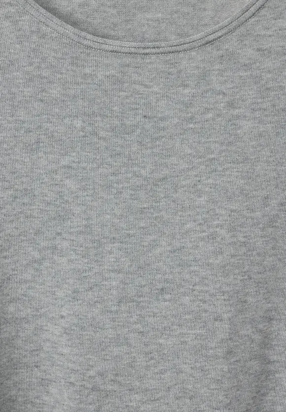 Basic Pullover - mineral grey melange