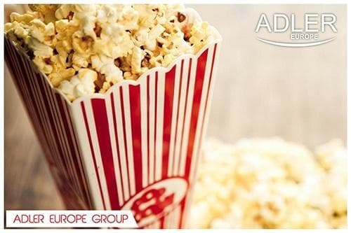 Adler-popcornmaskine, der ligner en fodbold