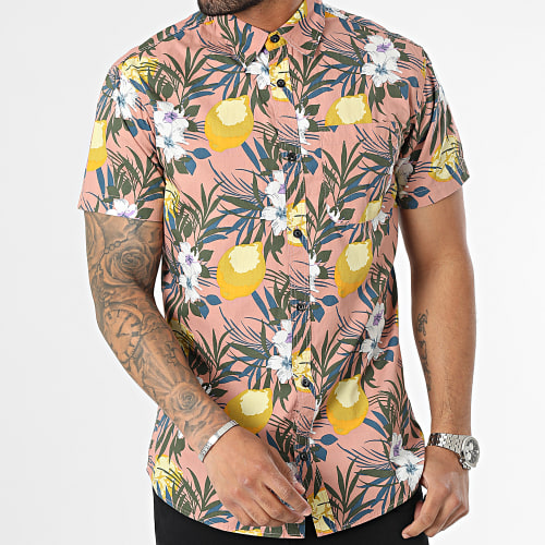 Chemise Manches Courtes Ocean Rose Floral