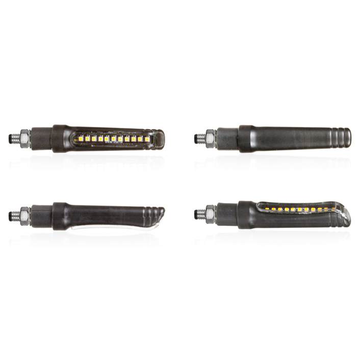 Chaft - Clignotants séquentiels LED Melten Noir / Gris