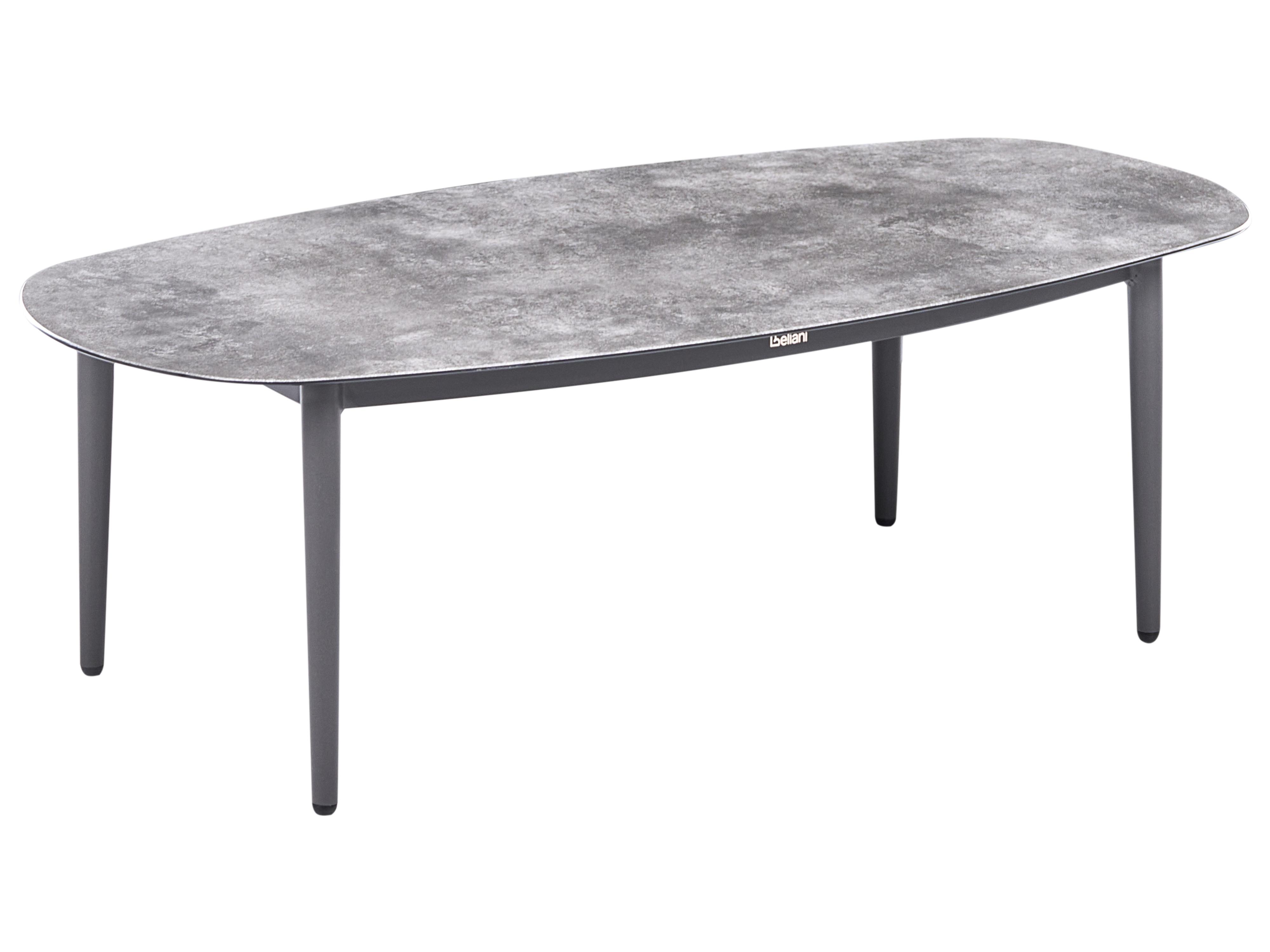 Tuin hoekloungeset met tafel 3-zits LEFFE linkszijdig Metaal Grijs