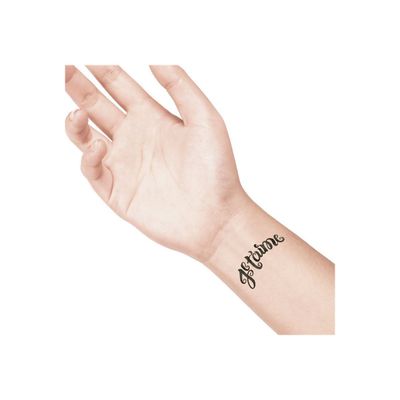 LaDot - Pierre pour tatouage éphémère - en céramique - taille M (2 x 4 cm) - je t'aime
