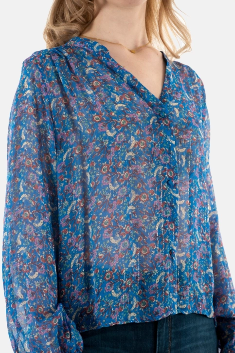 Chemisier grace & mila marjorie_12360 bleu