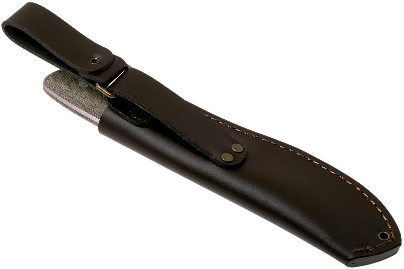 Brisa Nessmuk 125 Green Canvas Micarta 32088 outdoormes