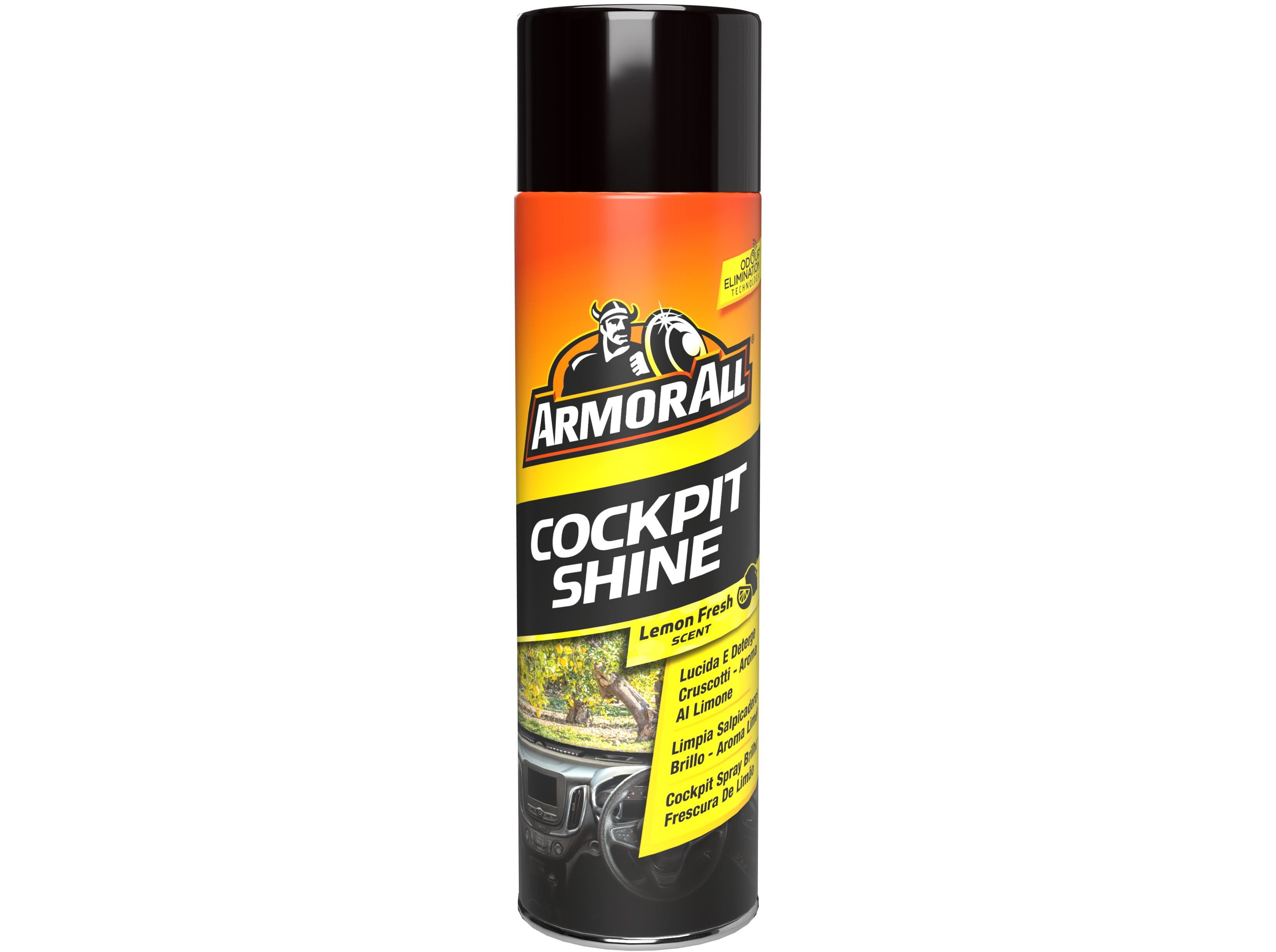 SPRAY LIMPEZA COCKPIT ARMOR ALL LIMÃO 500ML