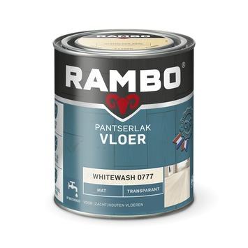 Rambo Pantserlak vloer mat transparant whitewash 750 ml
