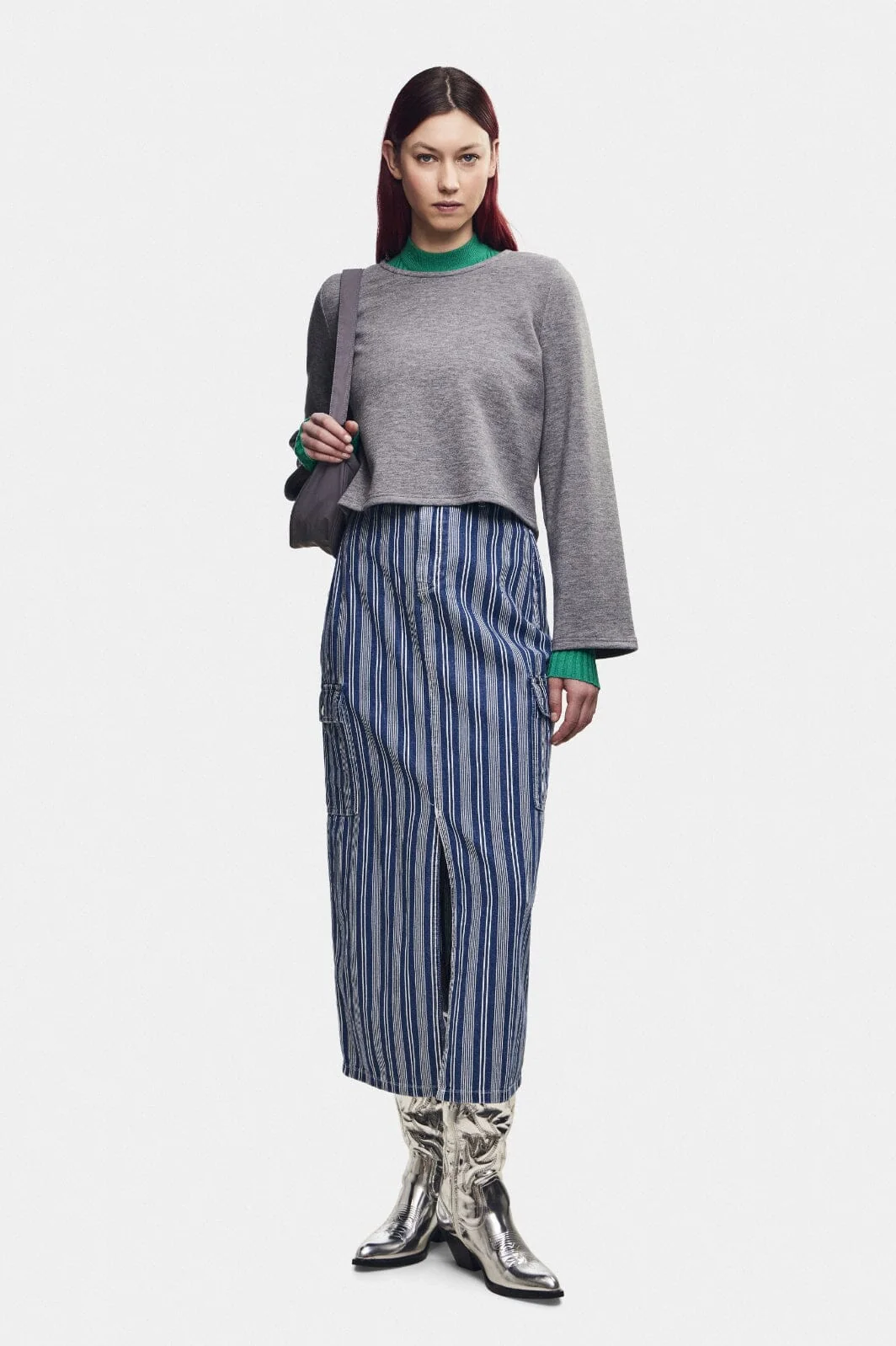 Pieces Pcjubel Ankle Cargo Skirt