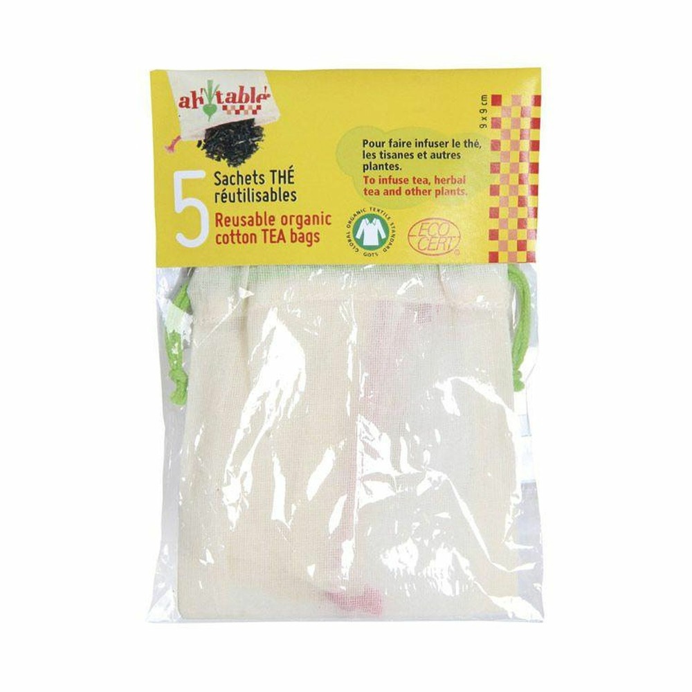 10 sachets de thé réutilisables