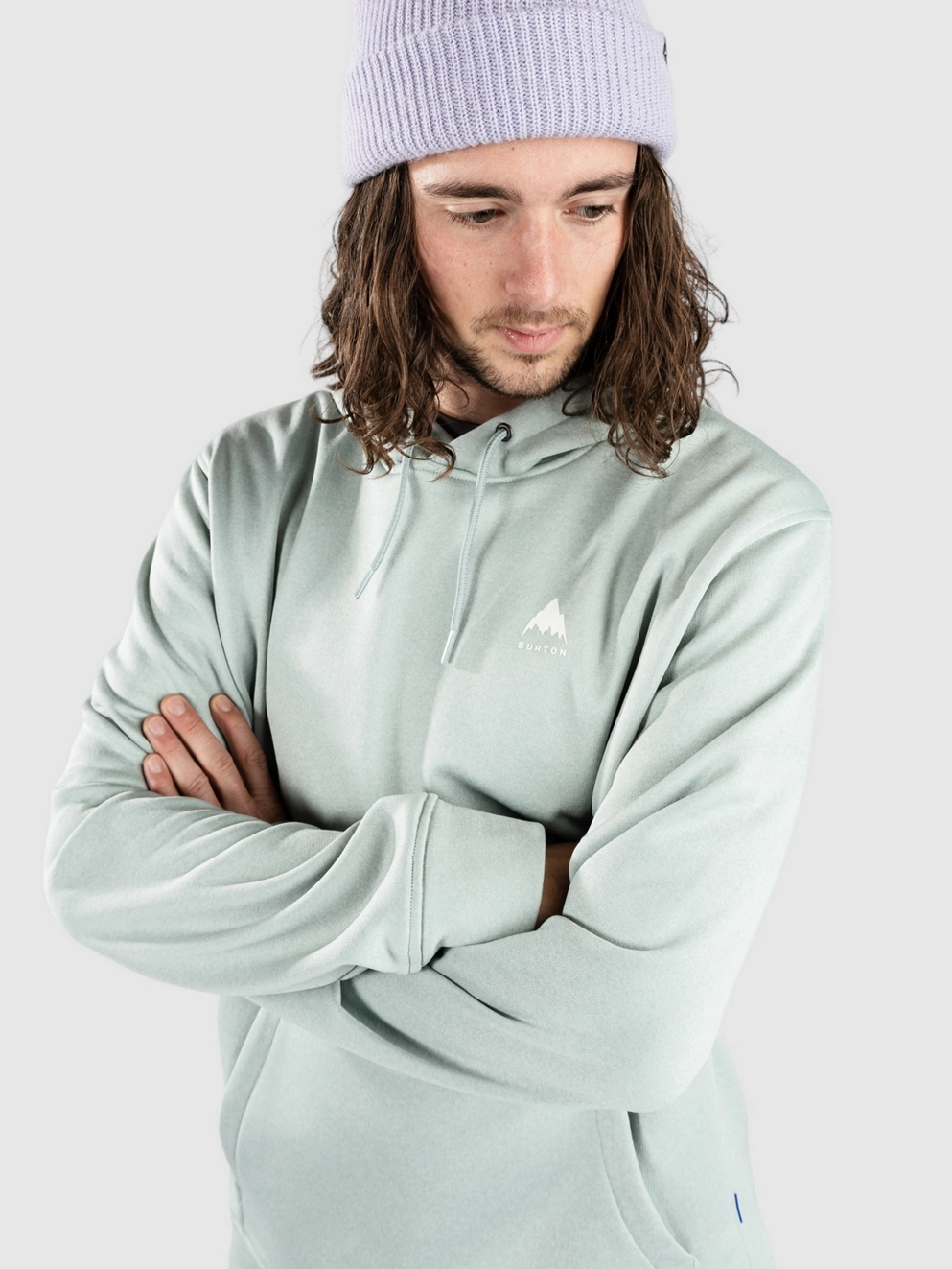 Burton Oak Hoodie petrol green htr