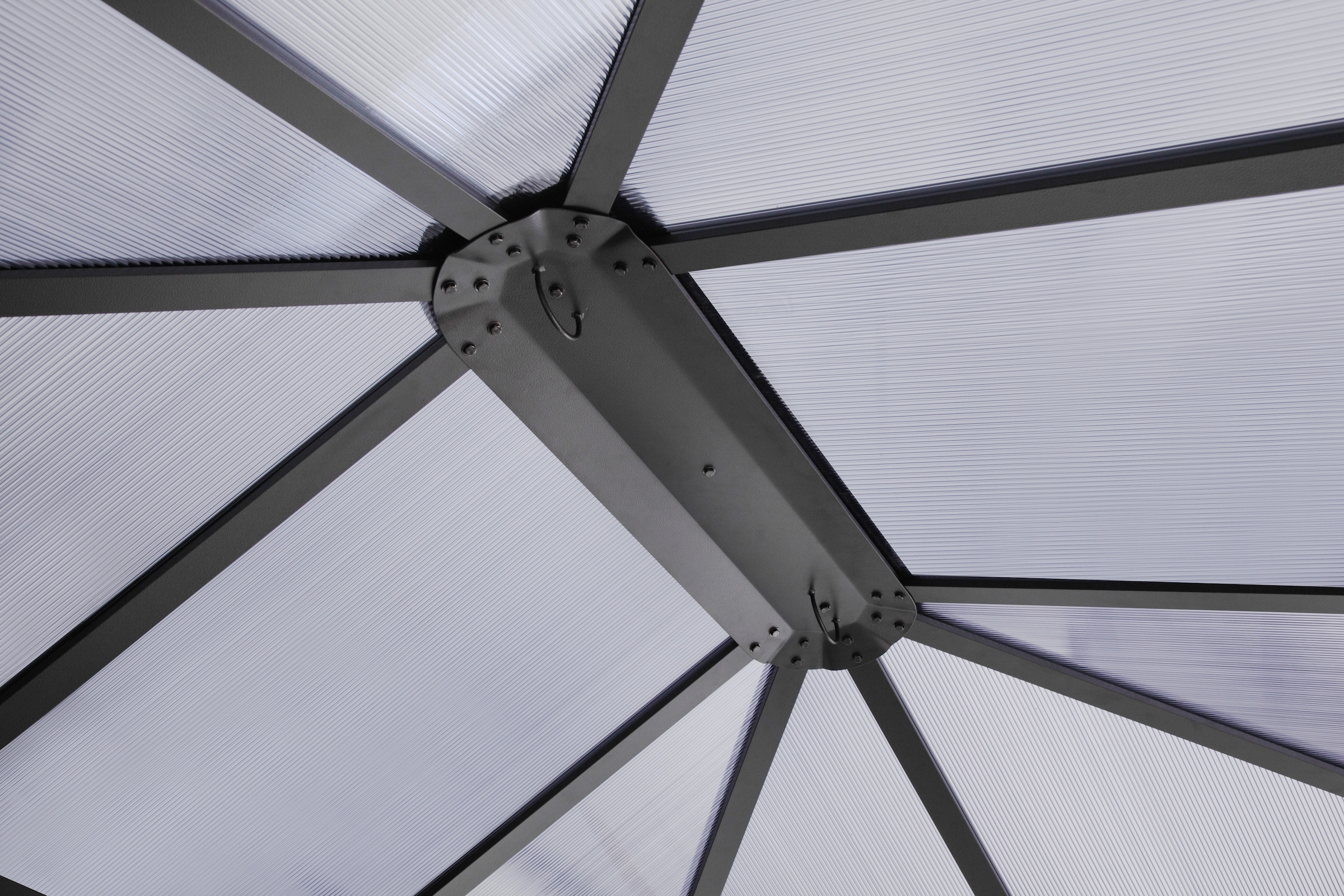 KONIFERA Pavillon »Aruba 2.0« Gestell aus Aluminium, Dach aus Polycarbonat-Stegplatten