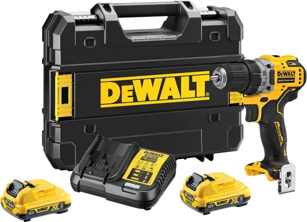DEWALT bore-/skruemaskine 12V 57/25Nm 2x2.0Ah BRUSHLESS DCD701D2