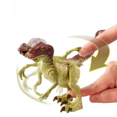 Mattel Jurassic World Dino-Angriff Dinosaurier-Actionfiguren - Velociraptor