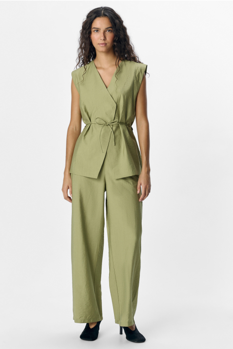 Object groene dames gilet