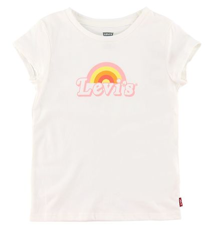 Levis Kids T-Shirt - Rainbow Grafik - Weiß