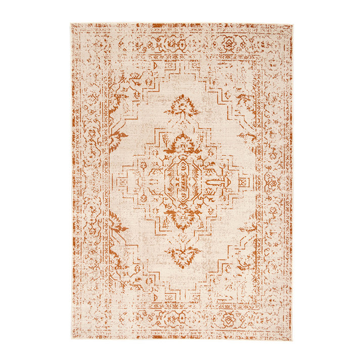 Vintage vloerkleed - Spring Ethnic Creme/Terra | Stijlvol