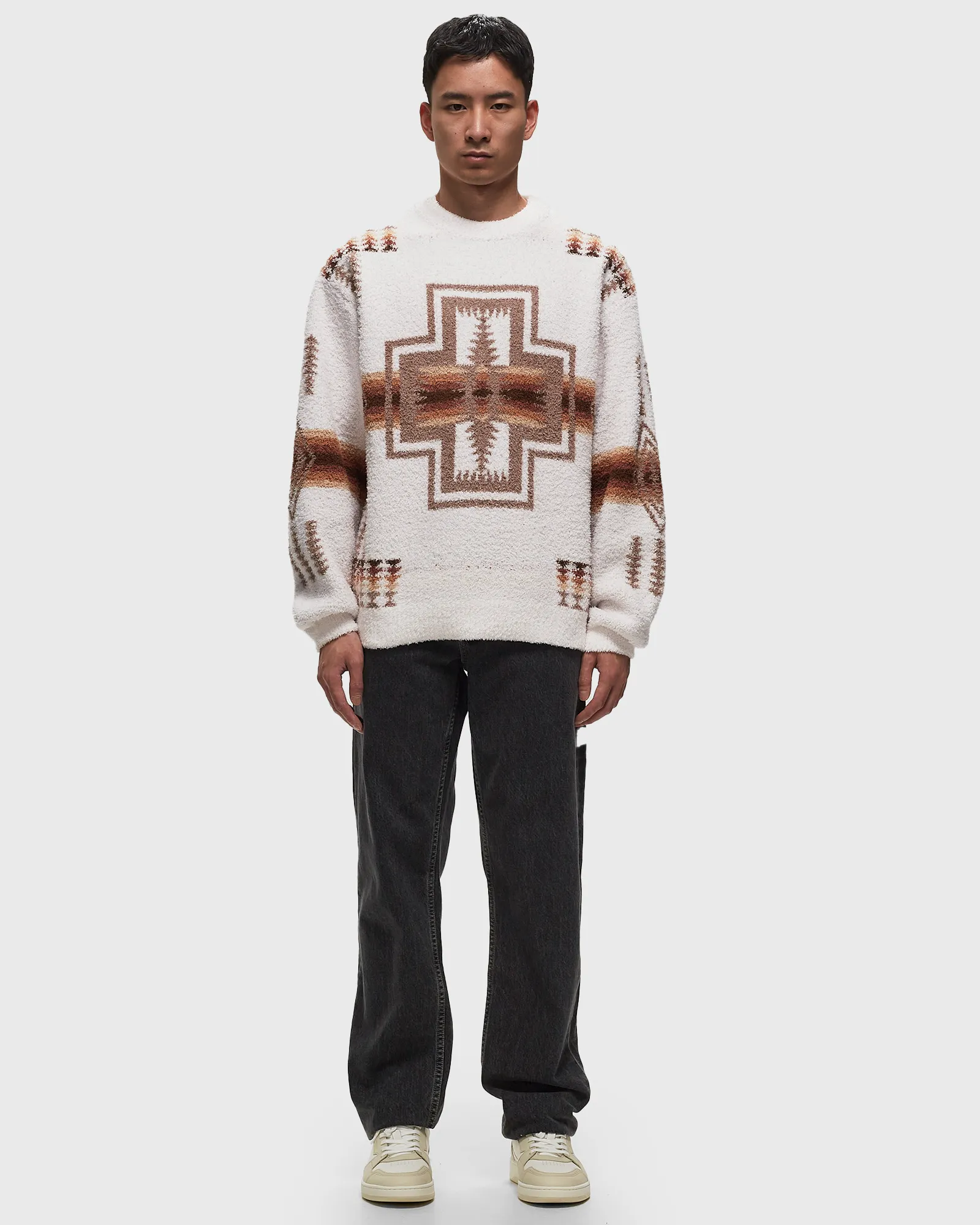 Pendleton CREWNECK PULLOVER IVORY HARDING STAR