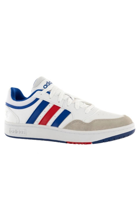 Baskets basses adidas originals hoops 3.0 ftwbla/bleluc/meipou