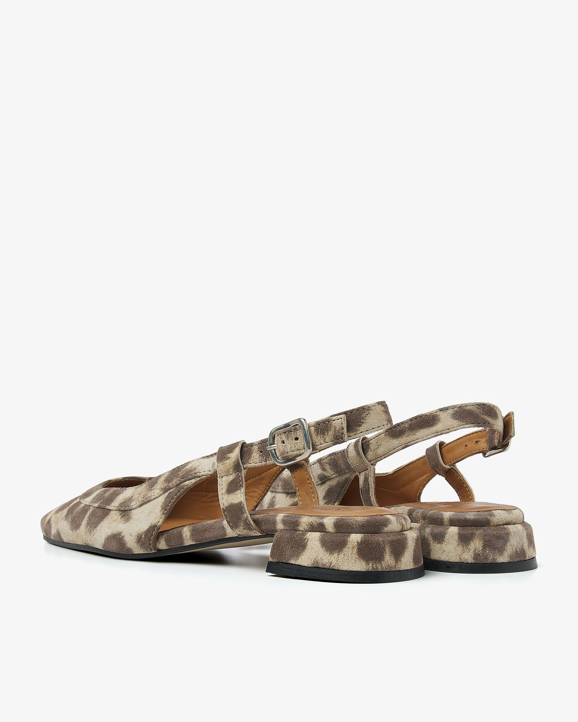 VIA VAI luipaardprint slingbacks Julie Xena