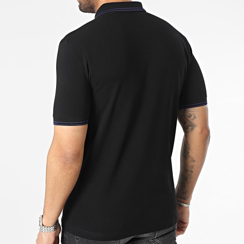 Polo Manches Courtes Twin Tipped M3600 Noir