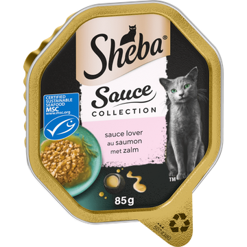 Sheba Sauce Collection met Zalm 85 g