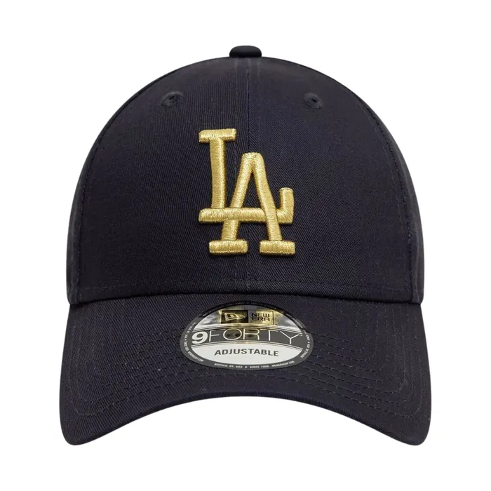 New Era LA Dodgers Metallic 9Forty Cap Senior
