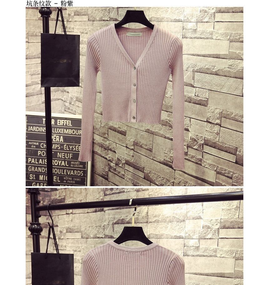 Yupina - Cropped geribbeld vest