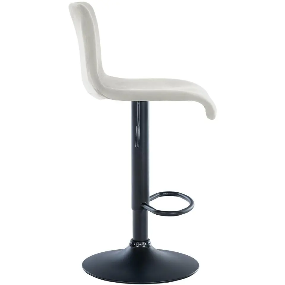 CLP Barkruk Hover Fluweel - creme