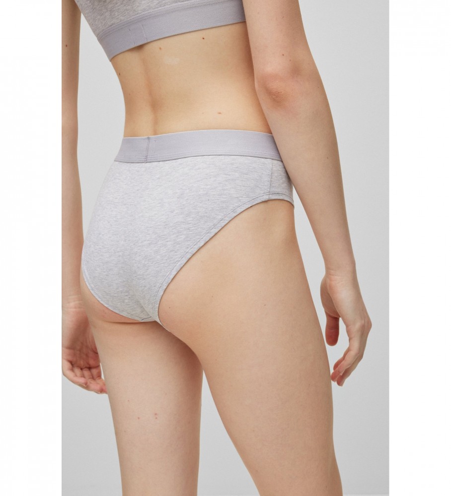 Cuecas HUGO Slip Label pretas