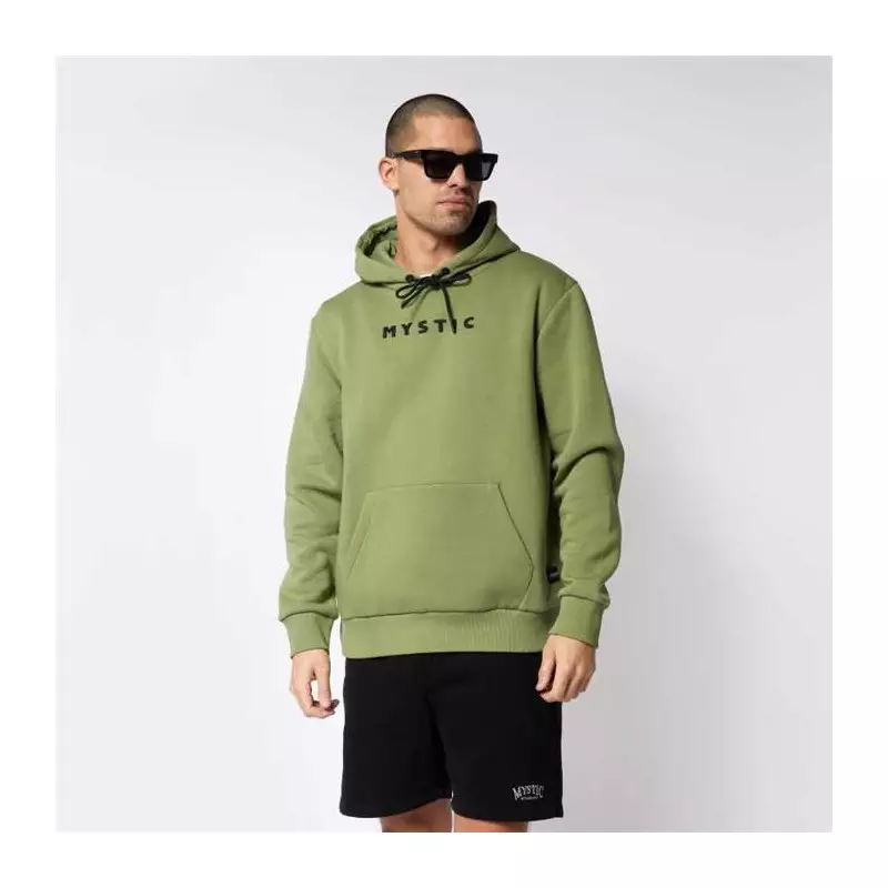 Sweat MYSTIC Icon Hood Dark Olive