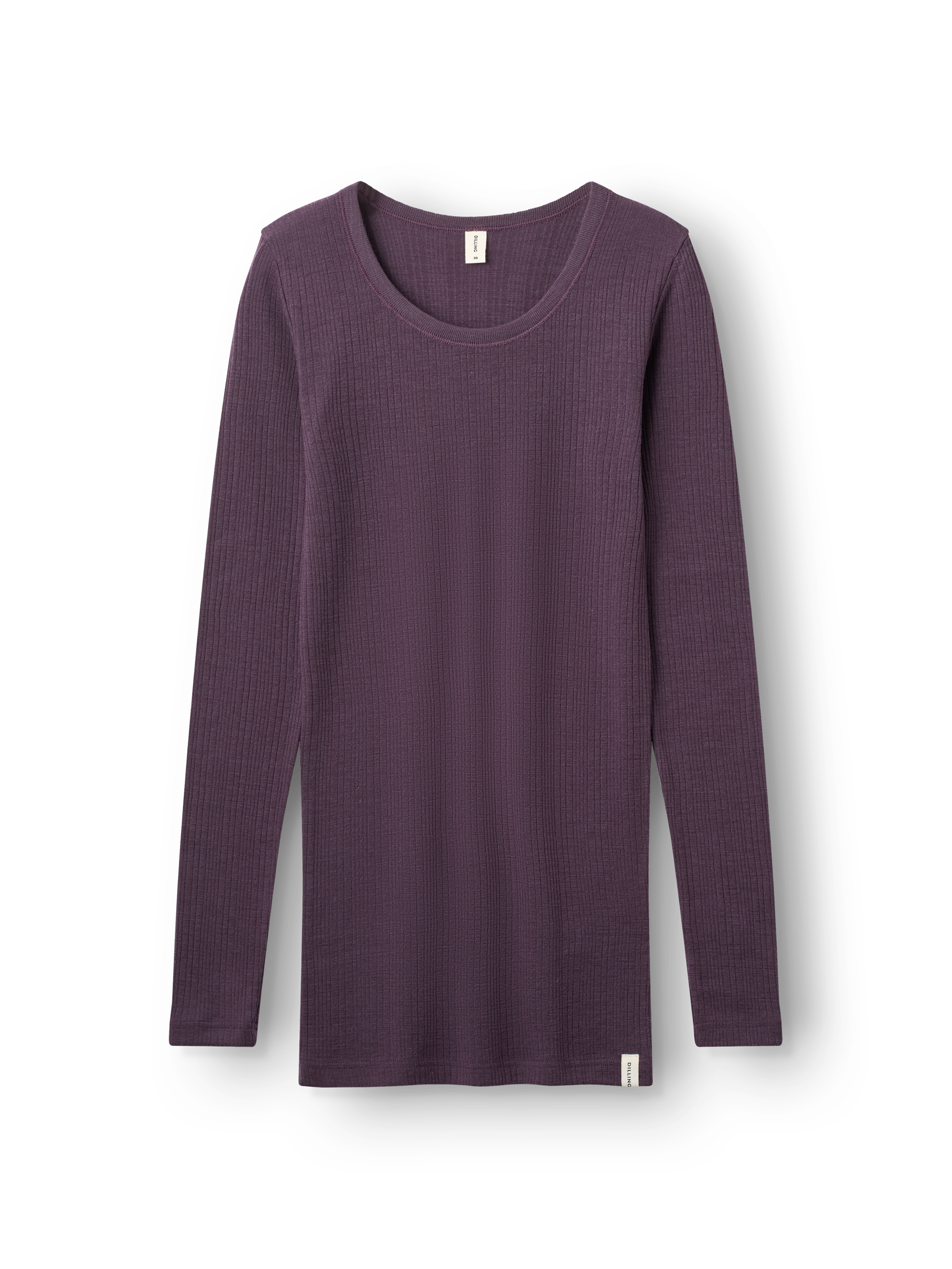 Shirt van merinowol voor dames in Zwart