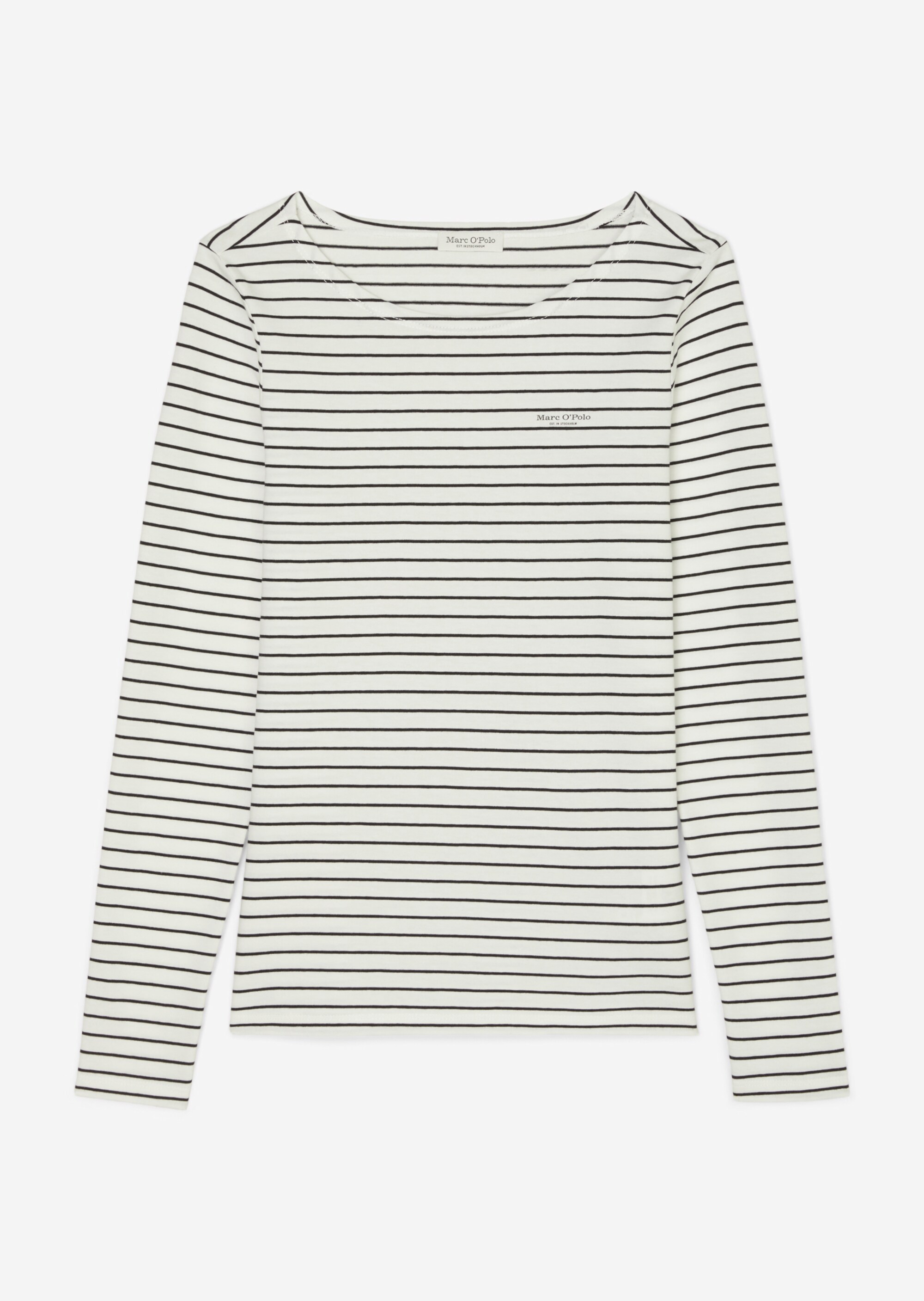 Ringel-Longsleeve regularaus feinem Organic Cotton