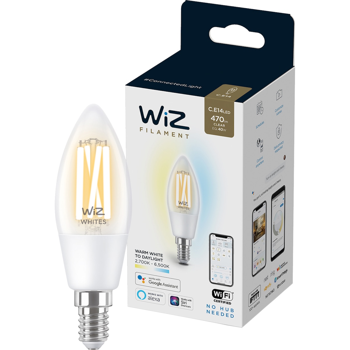 Wiz Light Mignon LED-pære 5W E14 871869978719600