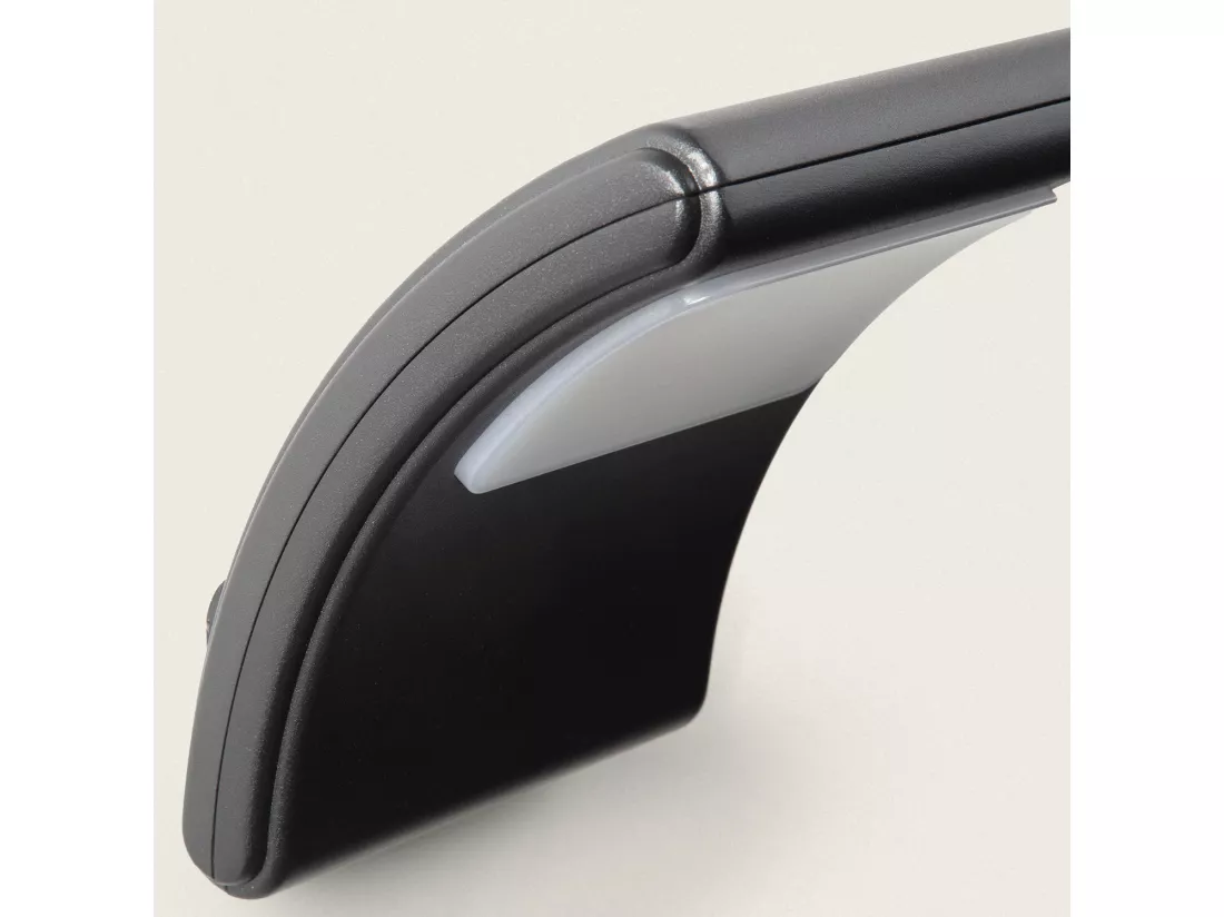 Applique Murale Extérieure LED 8W Éclairage Rectangulaire Noire Wilbert Noir mat