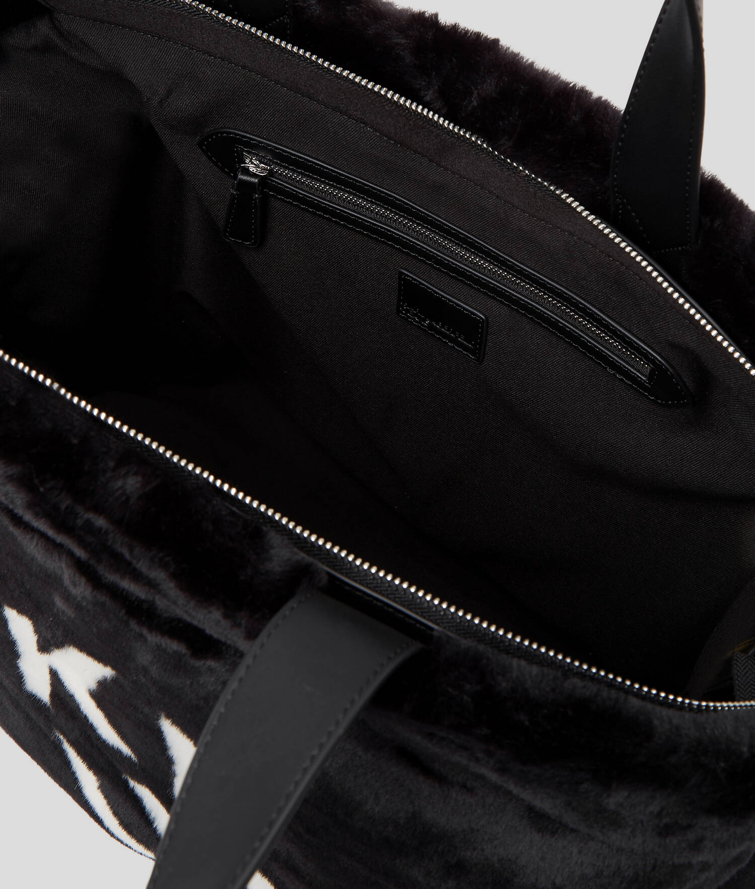 SAC CABAS EN FAUSSE FOURRURE KLJ
