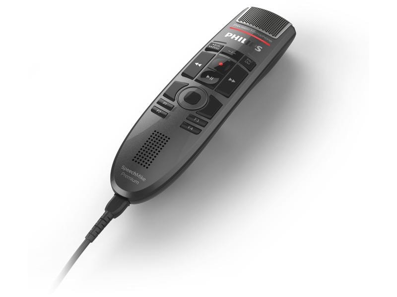 Philips Diktiermikrofon SpeechMike Premium Touch 3800 Diktiermikrofon für erstklassige Aufnahmen