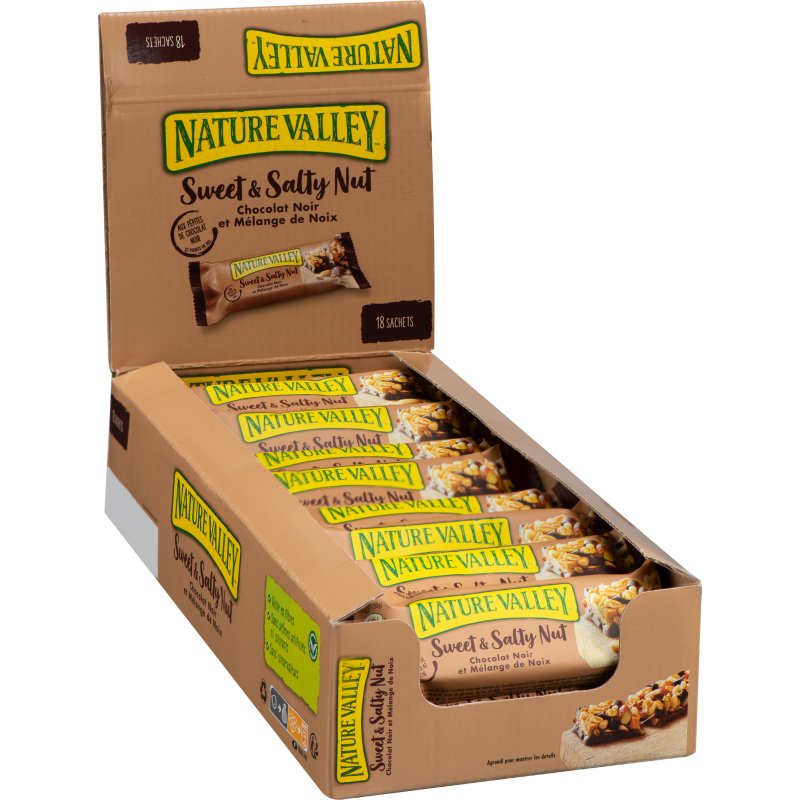 Barre Sweet & Salty Nut Chocolat Noir Nature Valley - 30 g