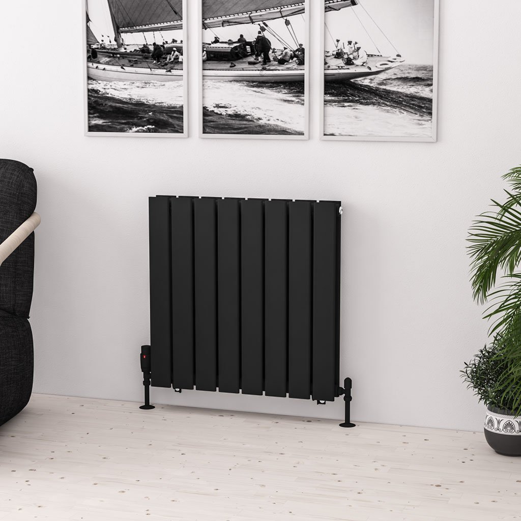 Eastbrook Warrington paneelradiator type 20 60x60cm 970W zwart mat