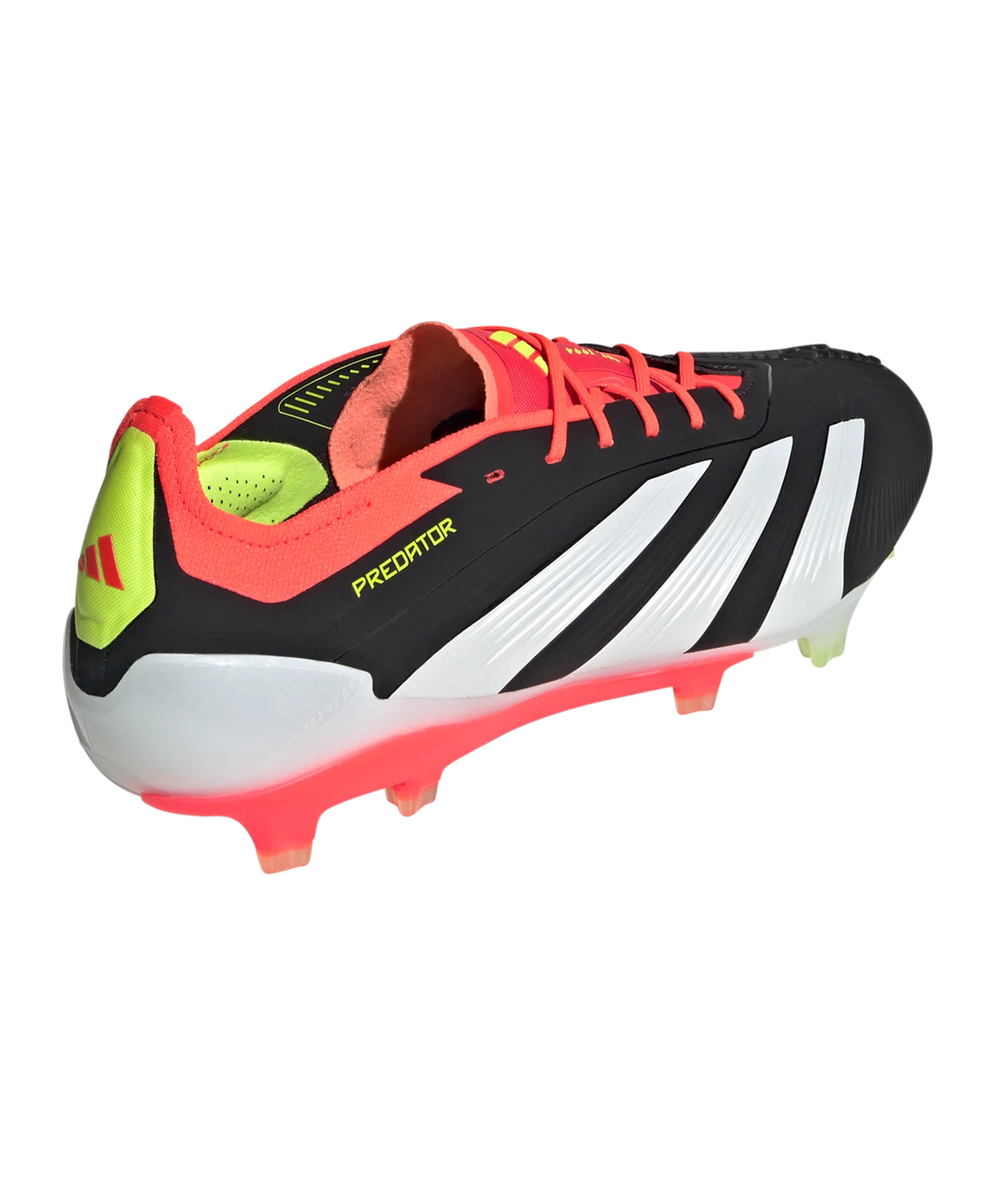 adidas Predator Elite FG Solar Energy Schwarz Weiss Rot