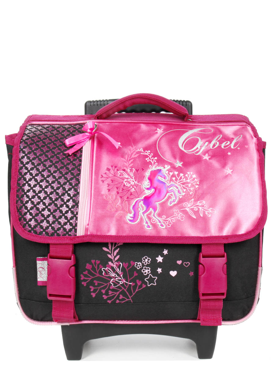Cartable À roulettes Cybel Rose 38 cm