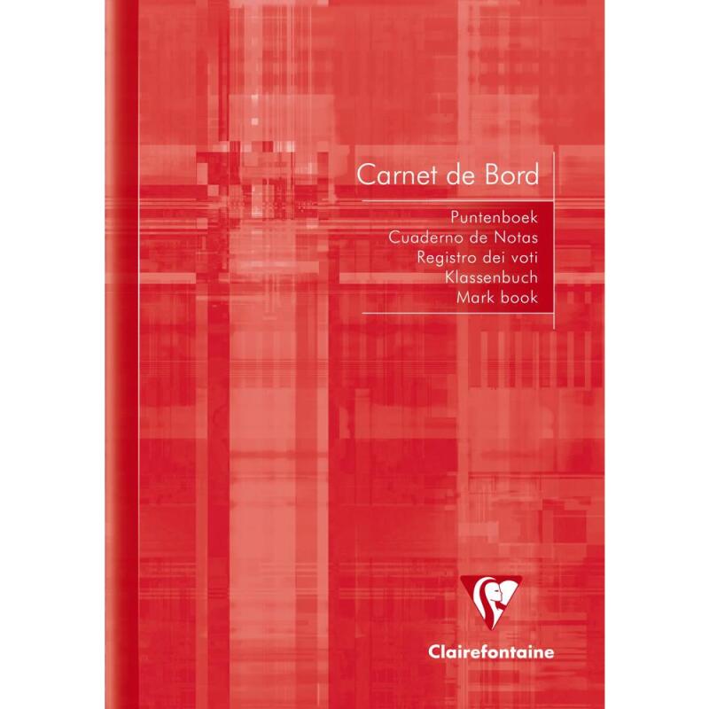 Carnet de bord enseignant piqué A5 64 pages Couleur aléatoire - Assortis